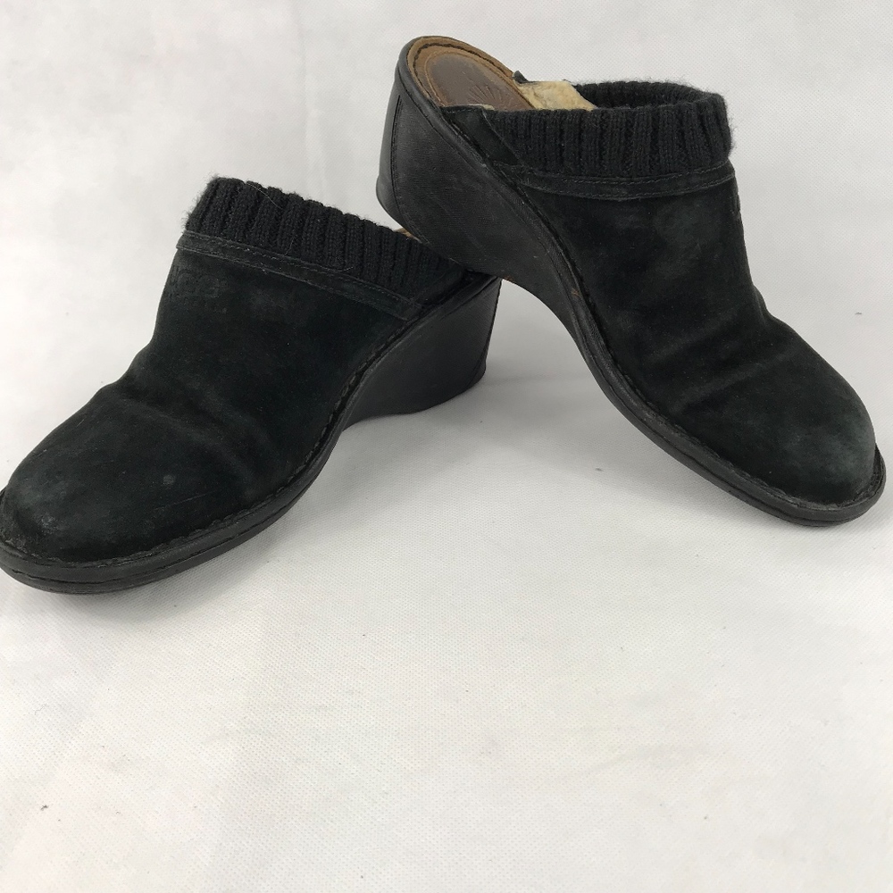 UGG Mules Size 9 Wedges Sherpa Lined